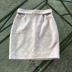 B X Runaway Cutout Mini Skirt